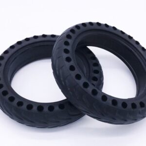 Substituicão Pneu sólidos roda traseira Eco-bike aro 10