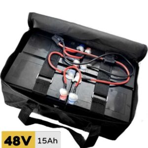 Pack de Baterias Chumbo Polos Parafuso 48v 15Ah – Patinete Scooter Elétrico