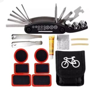 Reparo em pneu traseiros de e-bikes/patinete com câmera.