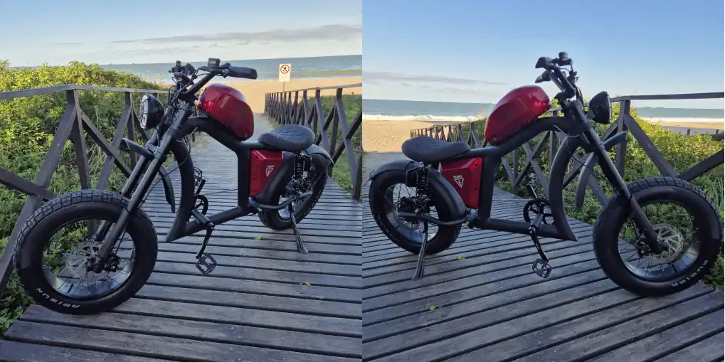 Super Bike Elétrica Chopper Mangosteen 750W