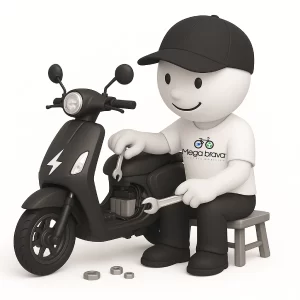 Revisão, Reparo e Conserto de Scooters Elétricas mega brava