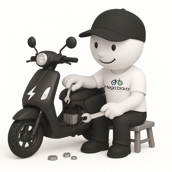 Revisão, Reparo e Conserto de Scooters Elétricas mega brava