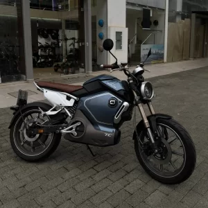 Moto Elétrica Super Soco TC Azul