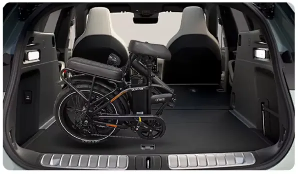 Bike Elétrica OUXI V9 1000W Dobrável Mega brava porta malas