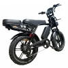Parte traseira da Bicicleta Elétrica OUXI V8 Ultra 1000W com câmbio Shimano e suporte reforçado