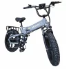 Bicicleta Elétrica Onesport X9 Dobrável 1000W com design moderno, quadro em alumínio e pneus largos