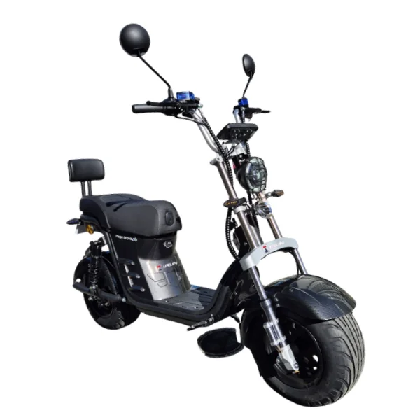 Scooter Elétrica IRun S12 1000W mega brava carbono