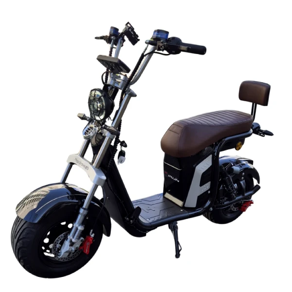 Scooter Elétrica IRun S13 1000W preta