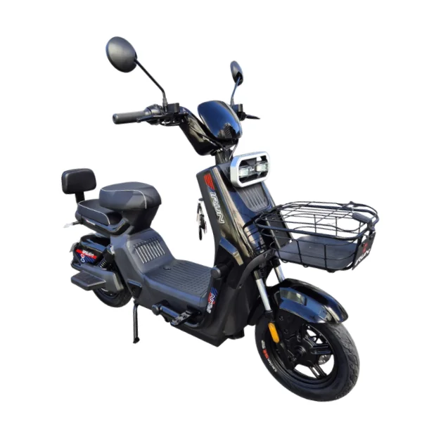 Scooter Elétrica IRun V70S 1000W preta com cesto