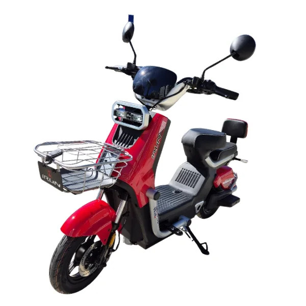 Scooter Elétrica IRun V70S 1000W vermelha com cesto