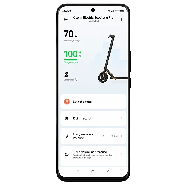 Patinete Elétrico Xiaomi 6 Pro 1000W mega brava App