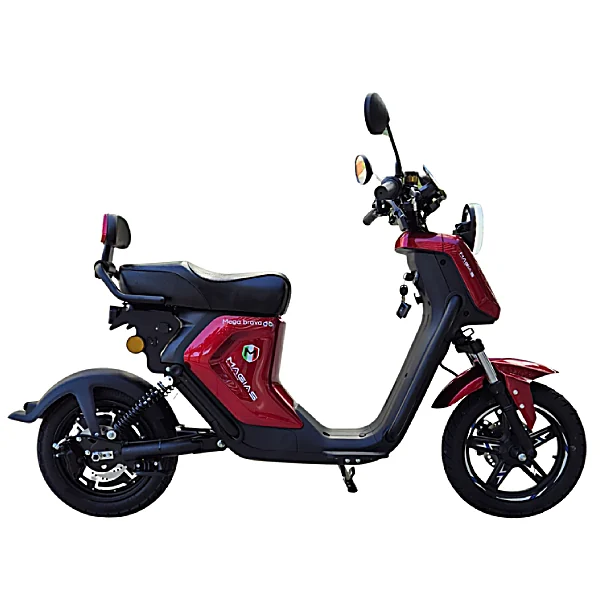 Scooter Elétrica Magias Imola 1000W mega brava vermelha lateral
