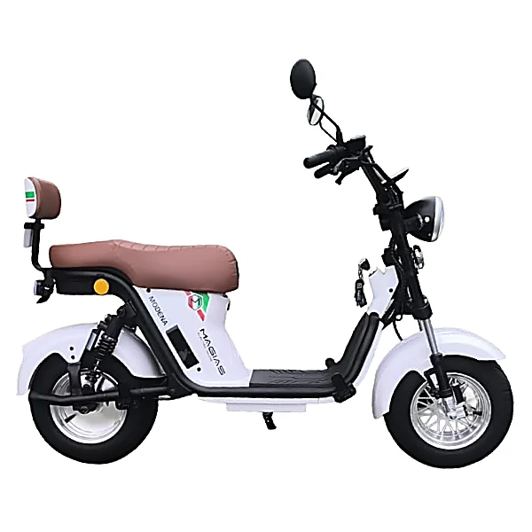 Scooter Elétrica Magias Modena 1000W branca lateral