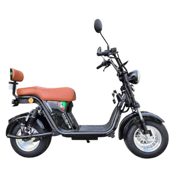 Scooter Elétrica Magias Modena 1000W preta lateral