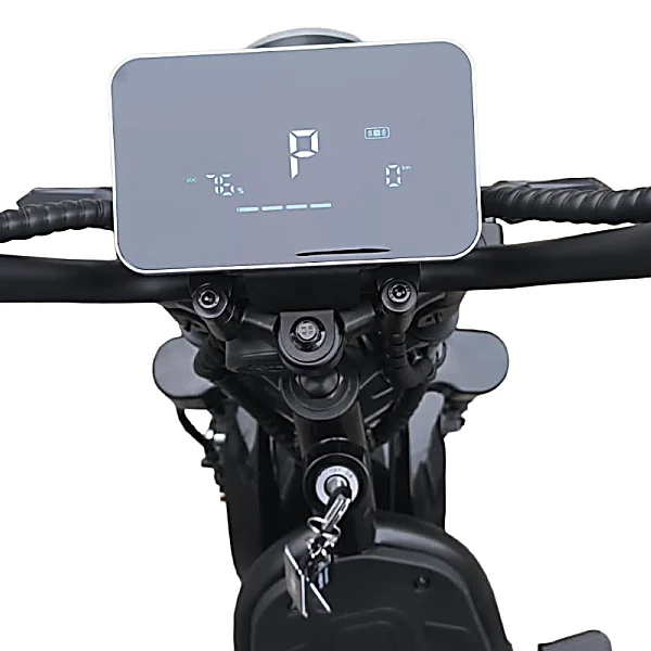 Scooter Elétrica Magias Modena 1000W preta painel