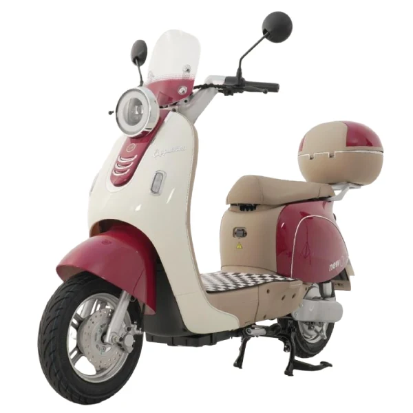 Scooter Elétrica Cappuccino 1000W vermelha