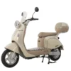 Scooter Elétrica Cappuccino 1000W Bege lateral
